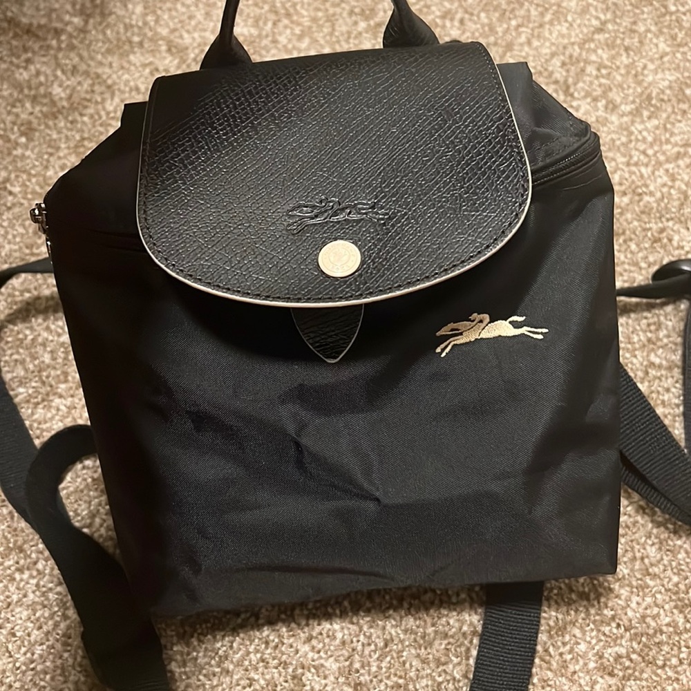 Authentic longchamp mini backpack